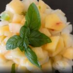 INSALATA DI SEPPIE, PESCHE E AVOCADO
